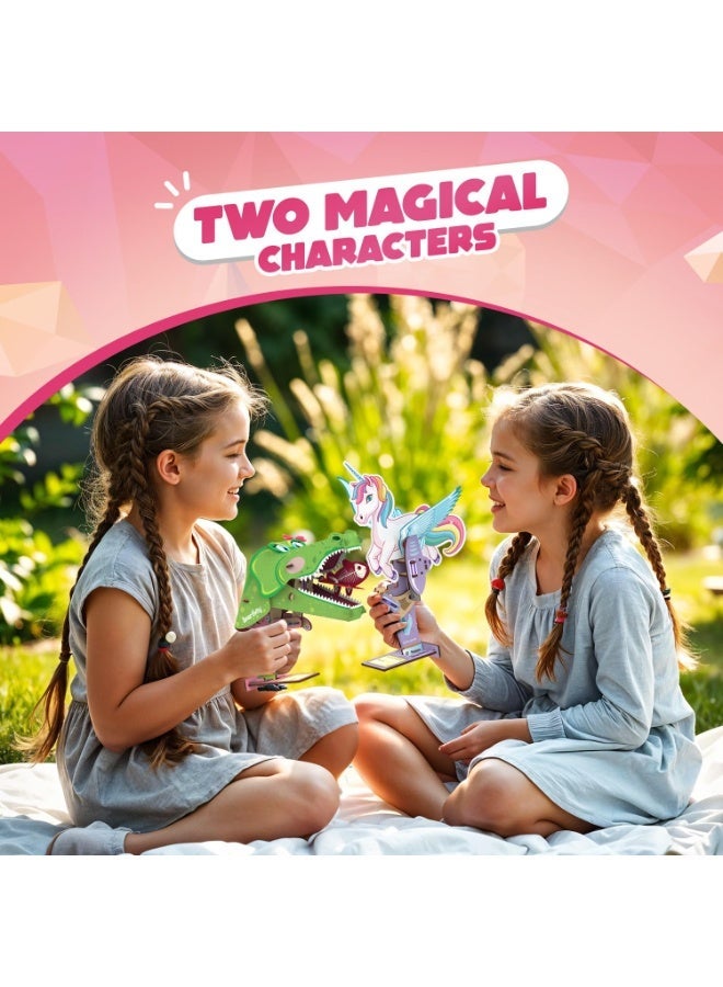 سمارتيفيتي حيوانات سمارتيفيتي 2 في 1 | وحيد القرن السحري والتمساح اللطيف | ألعاب للأطفال من 6 إلى 12 سنة | هدايا عيد ميلاد للأولاد والبنات | لعبة علمية تركيبية للأطفال من 6 إلى 12 سنة | لعبة تعليمية في مجالات العلوم والتكنولوجيا والهندسة والرياضيات - Image 4